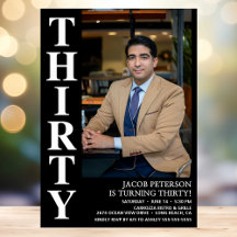 Moderne 30 foto 30e verjaardagsfeest
