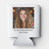 Moderne 30e 30 foto verjaardagsfeest Koelbox Blikjeskoeler (Achterkant)