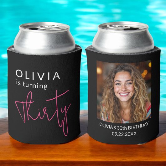 Moderne 30e 30 foto verjaardagsfeest Koelbox Blikjeskoeler