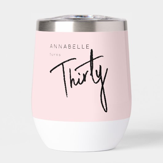 Moderne 30e dertigste dertigste verjaardag (Voorkant)