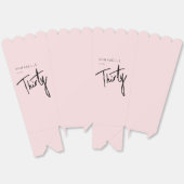 Moderne 30e dertigste dertigste verjaardag bedankdoosjes (Ongevouwen)