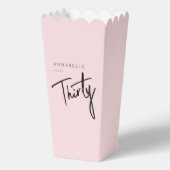 Moderne 30e dertigste dertigste verjaardag bedankdoosjes (Voorkant)