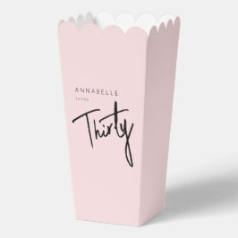 Moderne 30e dertigste dertigste verjaardag bedankdoosjes