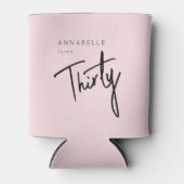 Moderne 30e dertigste dertigste verjaardag blikjeskoeler (Voorkant)