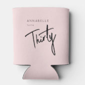 Moderne 30e dertigste dertigste verjaardag blikjeskoeler (Achterkant)