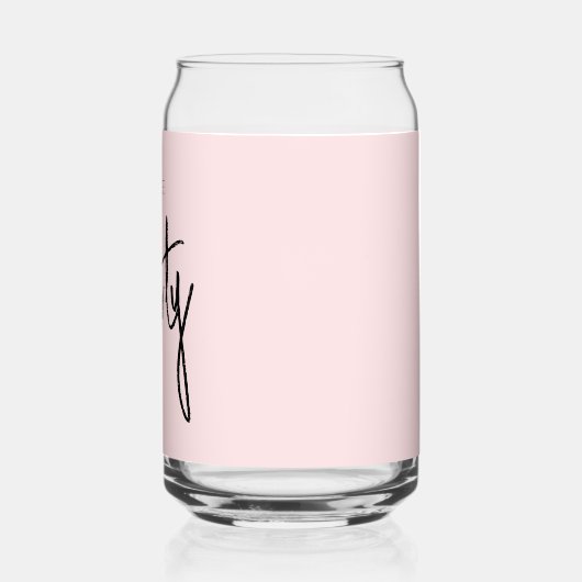 Moderne 30e dertigste dertigste verjaardag blikvorm glas (Links)