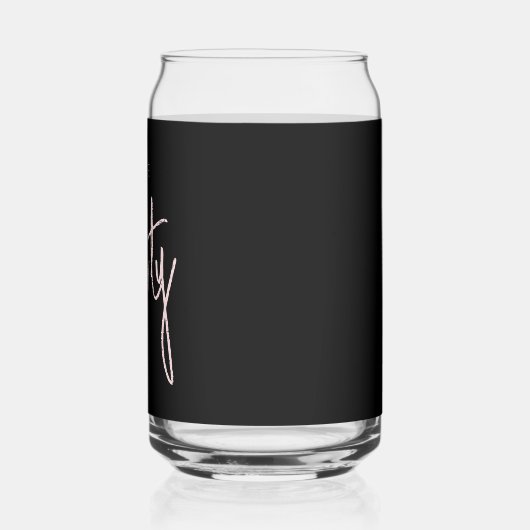 Moderne 30e dertigste dertigste verjaardag blikvorm glas (Links)