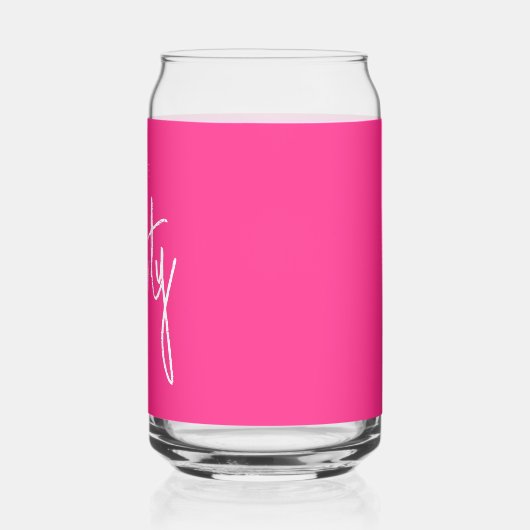 Moderne 30e dertigste dertigste verjaardag blikvorm glas (Links)