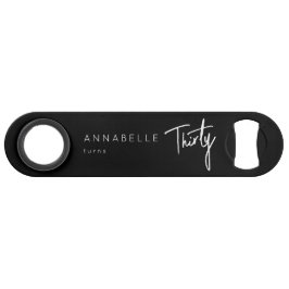 Moderne 30e dertigste dertigste verjaardag speed flessenopener