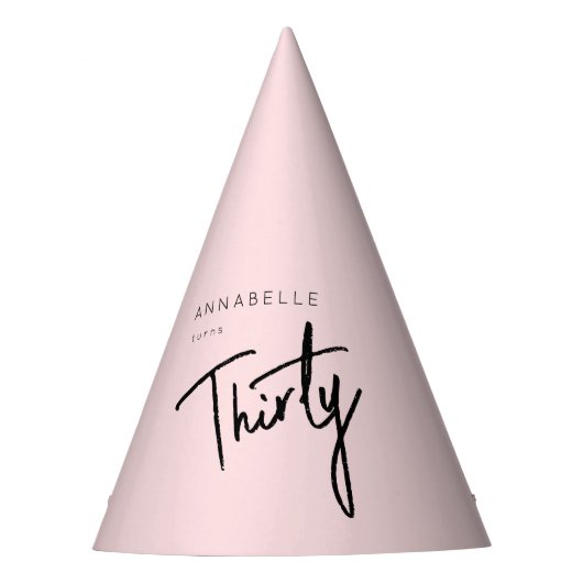 Moderne 30e dertigste verjaardag feesthoedjes (Voorkant)