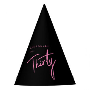 Moderne 30e dertigste verjaardag feesthoedjes