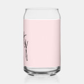 Moderne 30e dertigste verjaardagsfeestje blikvorm glas (Links)
