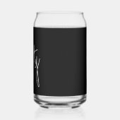 Moderne 30e dertigste verjaardagsfeestje blikvorm glas (Links)