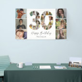 Moderne 30e verjaardag foto collage banner (Beurs)
