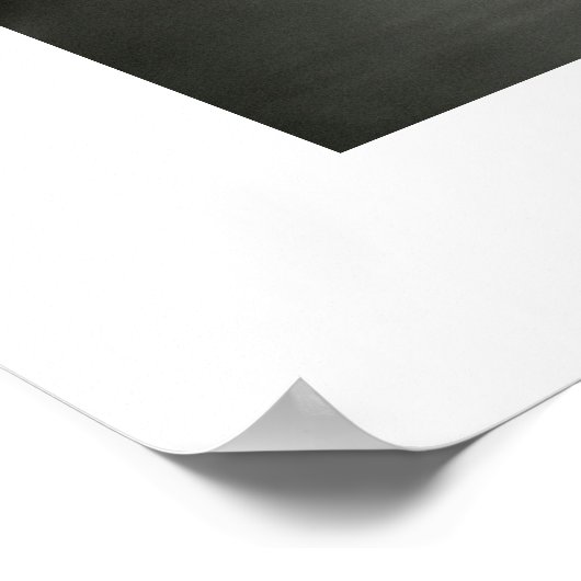 Moderne 30e verjaardag foto poster (Hoek)