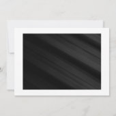 Moderne 30e verjaardag foto uitnodiging (Achterkant)