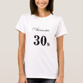 Moderne 30e verjaardag t-shirt (Voorkant)