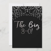 Moderne 30e verjaardag Uitnodigingen (Achterkant)