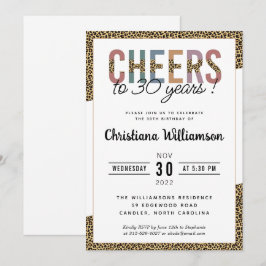 Moderne 30e verjaardag van de Leopard-pagina van d Kaart