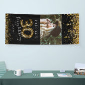 Moderne 30e verjaardagspartij banner (Beurs)