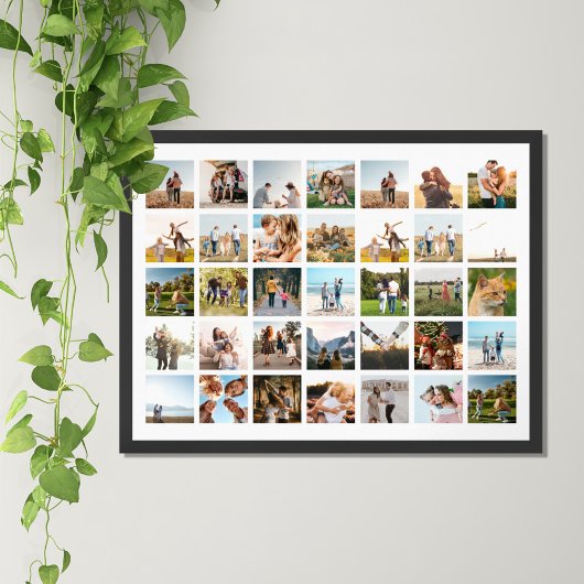 Moderne 35 fotocollage poster
