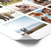 Moderne 35 fotocollage poster (Hoek)