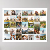 Moderne 35 fotocollage poster (Voorkant)