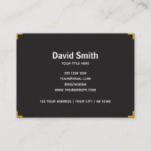 Moderne 3,5 x 2,5 inch visitekaartje (Achterkant)