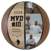 Moderne 3 foto-collage | MVP Basketbal (Verticaal)