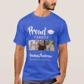 Moderne 3 foto collage | Trotse Ouder T-shirt (Voorkant)