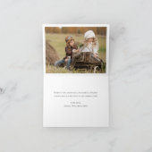 Moderne 3 FOTO Kerstvrede op aarde Feestdagen Kaart (Binnen)