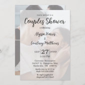 Moderne 3 foto LGBTQ Couples Douche Kaart (Voorkant / Achterkant)