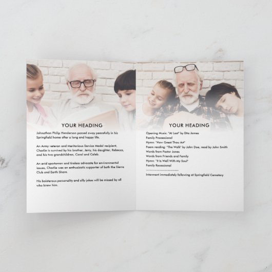 Moderne 3-Foto Viering van het Levensprogramma & B Programma (Binnen)