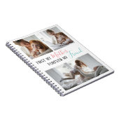 Moderne 3 fotocollage | Moeder | Dochter Notitieboek (Rechterzijde)