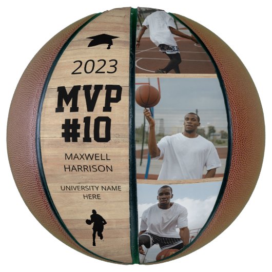 Moderne 3 fotocollage | MVP Basketbal (Verticaal)