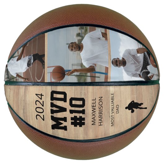 Moderne 3 fotocollage | MVP Basketbal (Voorkant)
