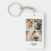 Moderne 3 fotogalerie sleutelhanger (Voorkant)