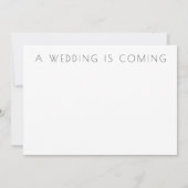 Moderne 3 Foto's doen dit op de datum Kaart (Achterkant)