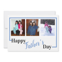 Moderne 3 Op maat gemaakte Happy Fathers Dag