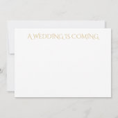 Moderne 3 Photo Template Minimalist Bewaar de datu Kaart (Achterkant)