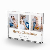 Moderne 3-serie Foto collage kerst (Rechts)