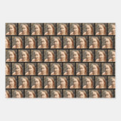 Moderne 3-serie foto's voor collage kerstmis inpakpapier vel (Voorkant 2)