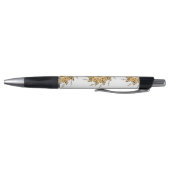 Moderne 3D Blush Oranje Bloemrijke Mandala Doodle Pen (Bodem)