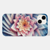 Moderne 3D gelaagde papieren telefoonhoes - Pastel Case-Mate iPhone Case (Achterkant (horizontaal))