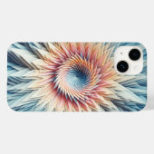Moderne 3D gelaagde papieren telefoonhoes - Pastel Case-Mate iPhone Case (Achterkant (horizontaal))