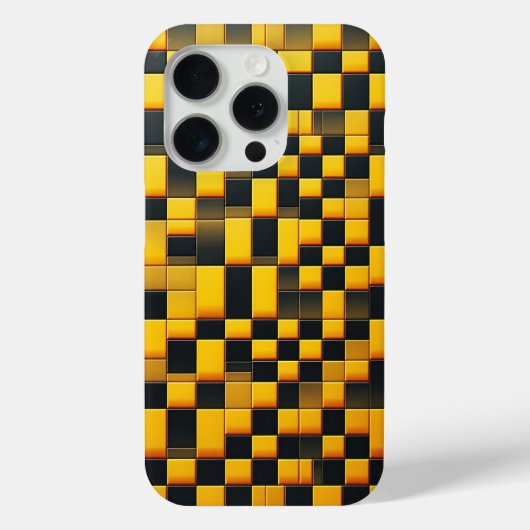 Moderne 3D geometrische blokhoes - Industrieel gee Case-Mate iPhone Case (Achterkant)