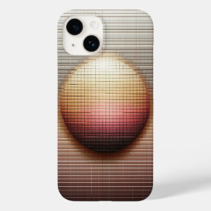 Moderne 3D Geometrische Bol Gradiënt Zonsondergang Case-Mate iPhone 14 Hoesje