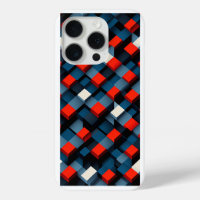 Moderne 3D Geometrische Kubus Hoesje Abstract Diep