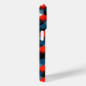 Moderne 3D Geometrische Kubus Hoesje Abstract Diep (Achterkant / Rechts)