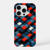 Moderne 3D Geometrische Kubus Hoesje Abstract Diep